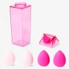 Makeup blender sponges in milk carton