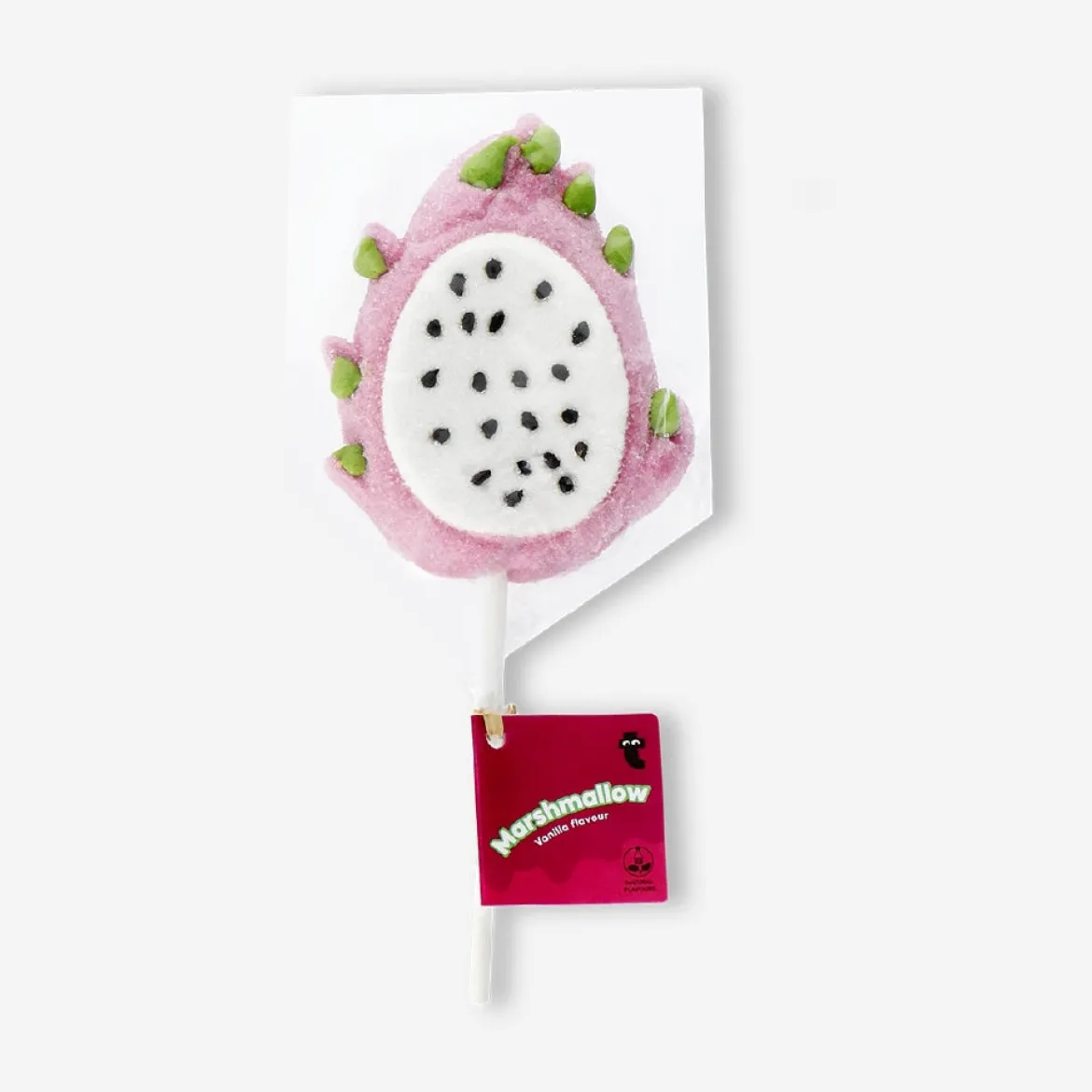 Marshmallow on a stick - Dragon fruit