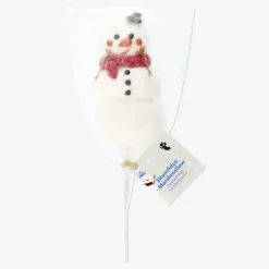 Marshmallow snowman on a stick - Vanilla flavour