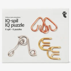 Metal IQ puzzles - 6 pcs