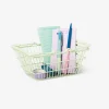 Mini green shopping basket