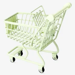 Mini green shopping cart
