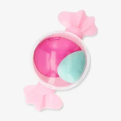 Mini makeup blender sponges in hard candy box