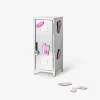 Mini metal locker with magnets