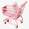Mini pink shopping cart