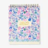 Monthly floral desk calendar 2027
