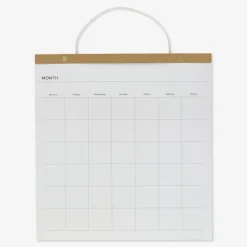 Monthly planner for hanging