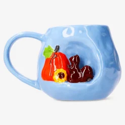 Mug with embossed autumn motif - 450 ml