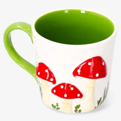 Mug with embossed mushrooms - 450 ml