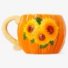 Mug with embossed sunflowers - 300 ml