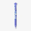 Multi-coloured ballpoint pen with erasable ink - Floral print