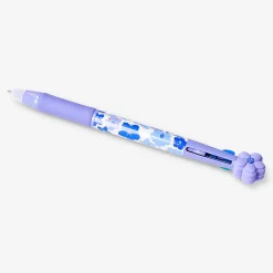 Multi-coloured ballpoint pen with erasable ink - Floral print