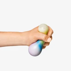 Multi-coloured fidget ball