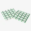 Napkins with blue and green checks - 16 pcs