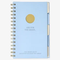 Notebook with page markers. A5