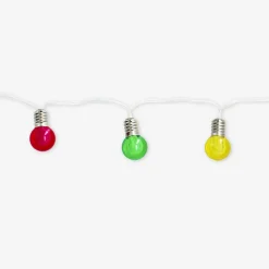 Outdoor string lights - Multi coloured bulbs