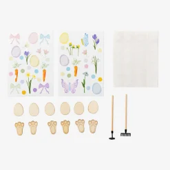 Paint-your-own Easter bunny house decoration