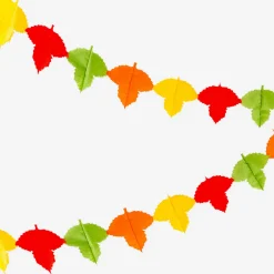 Paper garland with autumn leaves - 300 cm