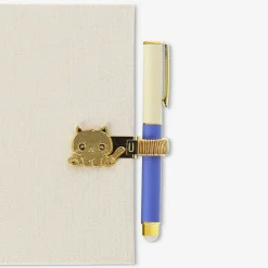 Pen loop - Gold cat