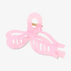 Pink bow hairclip