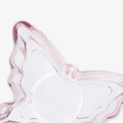 Pink butterfly tealight holder