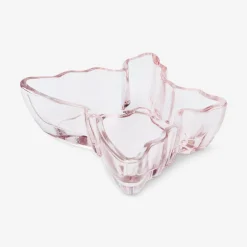 Pink butterfly tealight holder