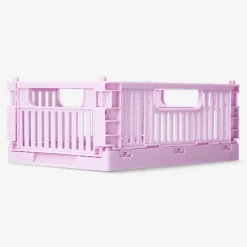 Pink collapsible storage box - 22 cm