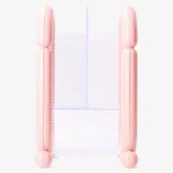 Pink cosmetic organiser for makeup brushes