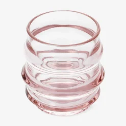 Pink drinking glass - 200 ml