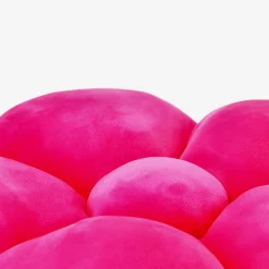 Pink flower cushion