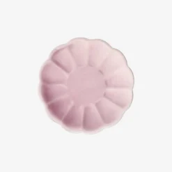 Pink flower shaped dish - 10 cm