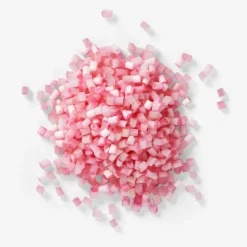 Pink glass beads collection - 50g