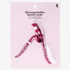 Pink glitter eyelash curler