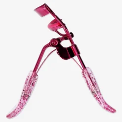 Pink glitter eyelash curler