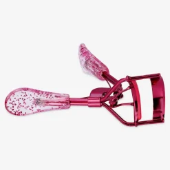 Pink glitter eyelash curler