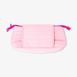 Pink organiser bag for hair styling tools