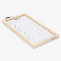 Planner board in wood frame with marker