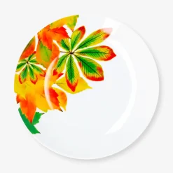 Plate with autumn print - 27 cm