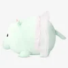 Plush hippo with a skirt