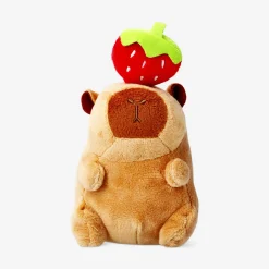 Plush toy - Capybara with strawberry