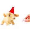 Plush toy - Dog with Christmas hat