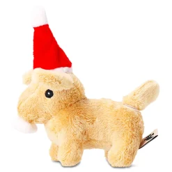 Plush toy - Dog with Christmas hat