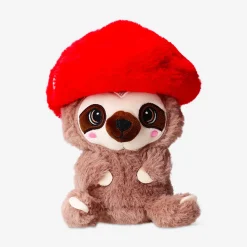 Plush toy - Sloth with mushroom hat
