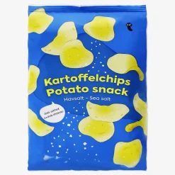 Potato chips. Seasalt