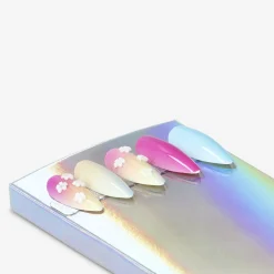 Press on nails - 3D flowers with gradient colourway