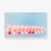 Press on nails - Pink with pearls