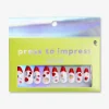 Press-on nails - Strawberry design