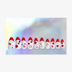 Press-on nails - Strawberry design