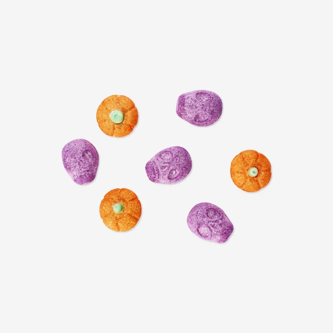 Pumpkin and skulls marshmallows - Vanilla flavour