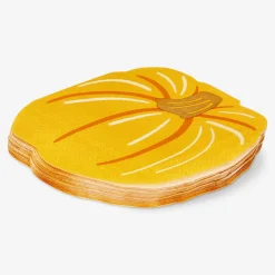 Pumpkin-Shaped Napkins - 15 pcs